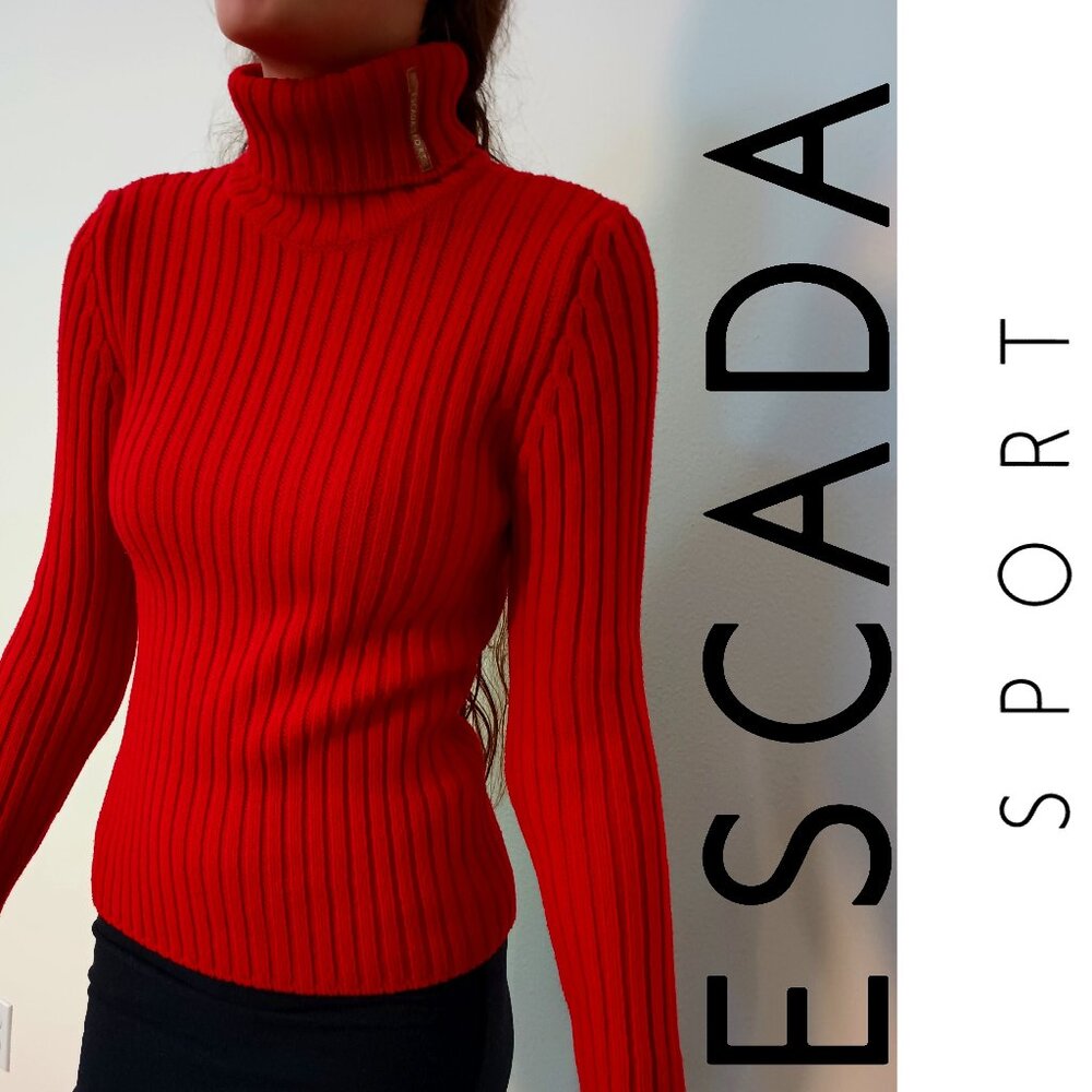 Escada Sport Wool Cotton Sweater